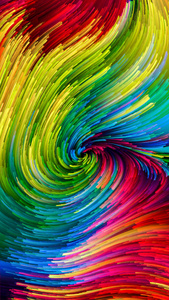 五彩斑斓的幻彩照片