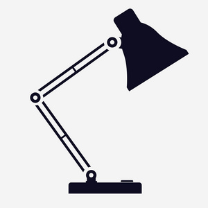 台灯矢量图图片