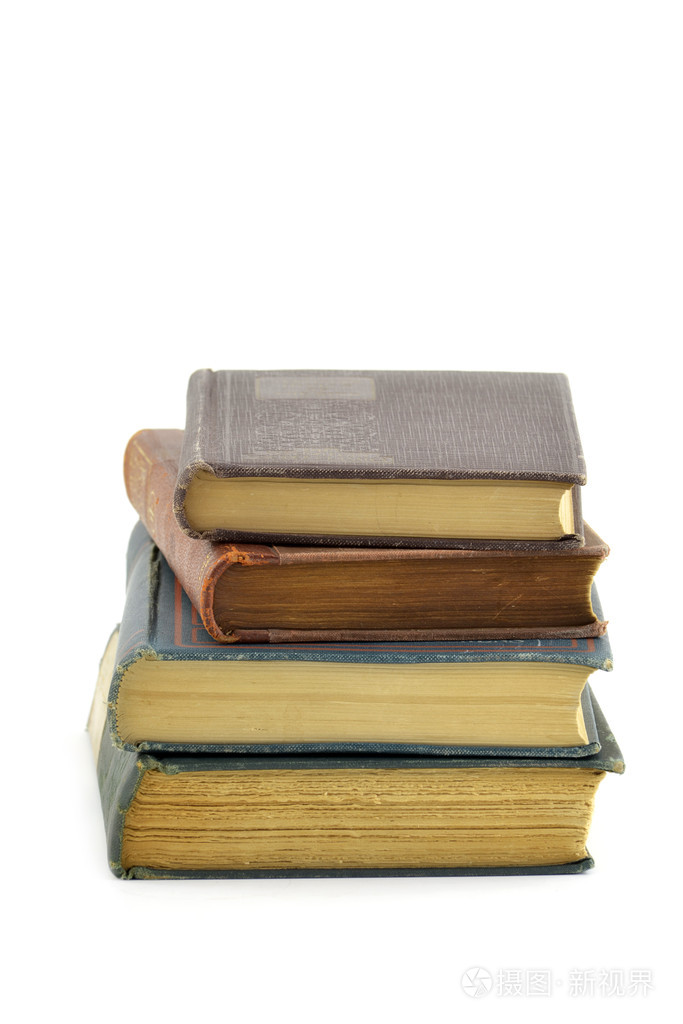 堆栈的旧书籍照片-正版商用图片03yibr-摄图新视界