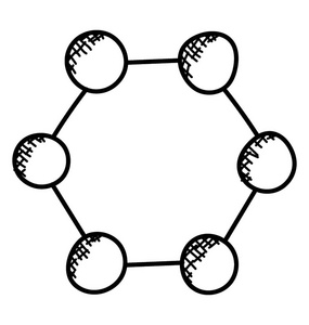 网络矢量涂鸦图标