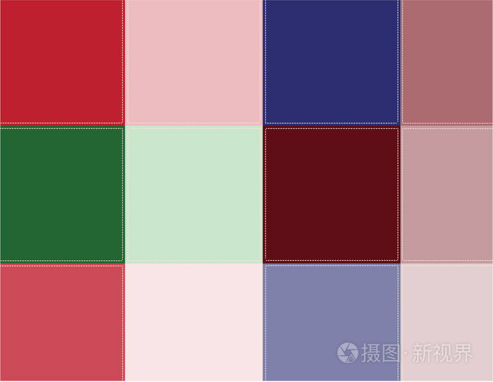 彩色的正方形插画-正版商用图片03za1r-摄图新视界