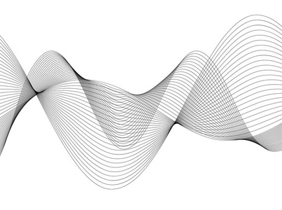 设计元素波多条平行线波浪 form29