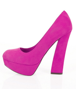 紫红色鞋