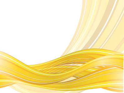 抽象矢量背景与黄色的波浪图片