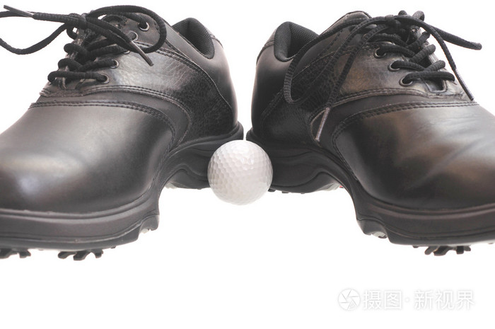 黑色高尔夫鞋