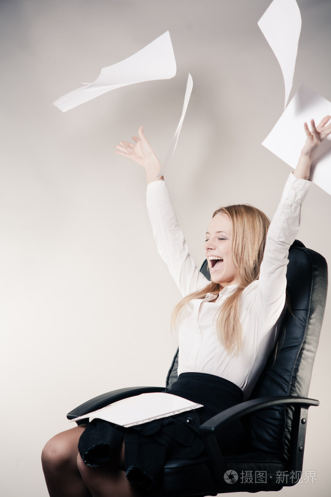 结束了一天工作