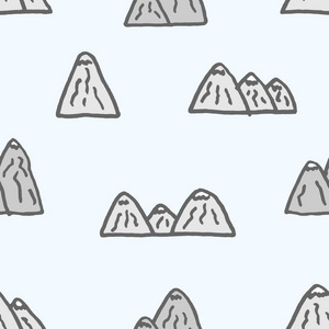 卡通山动物图案图片