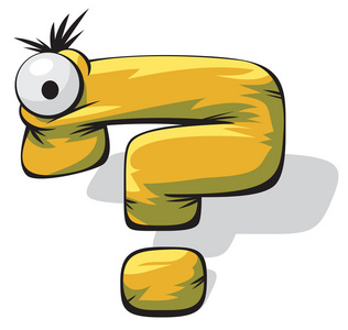 疑问句的标志图片