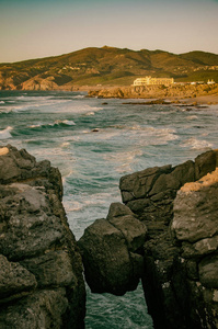 葡萄牙 rochy 海岸 Guincho 海滩美景