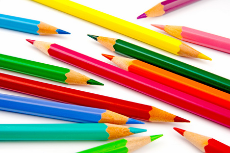 彩色的铅笔创意