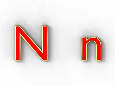 字母 n