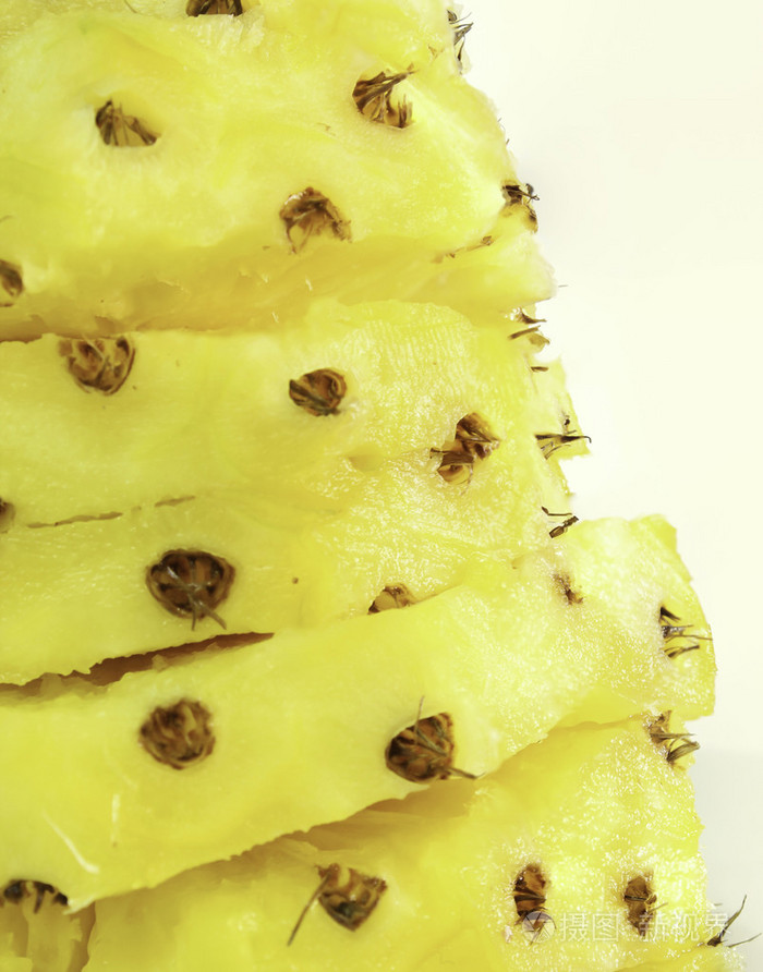 切片和堆叠式菠萝