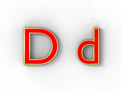 字母 d