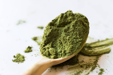 木勺绿旳茶粉