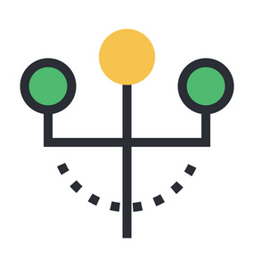 灯彩色的图标图片