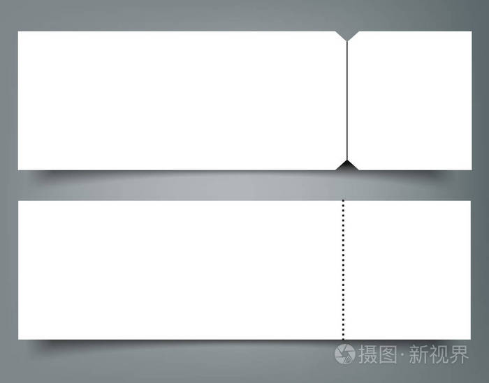 空白事件演唱会门票样机模板.音乐会,晚会或节日门票设计模板