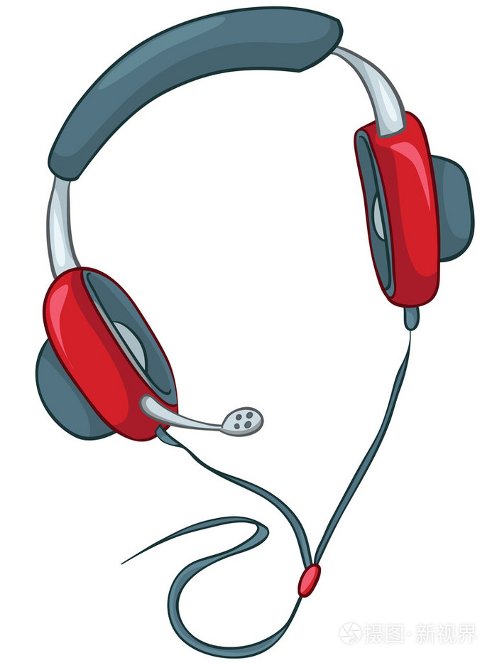 漫画首页 appliences 耳机插画-正版商用图片041zas-摄图新视界