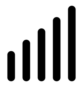 信号条矢量线图标图片