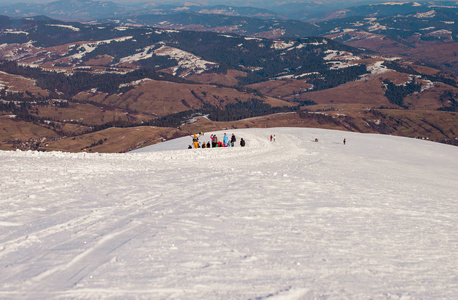 冬季屏保雪冬季在山体育冬季景观