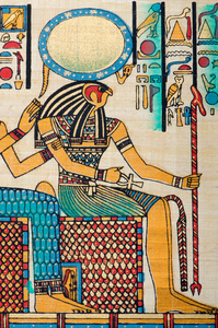 埃及历史概念与纸莎草纸
