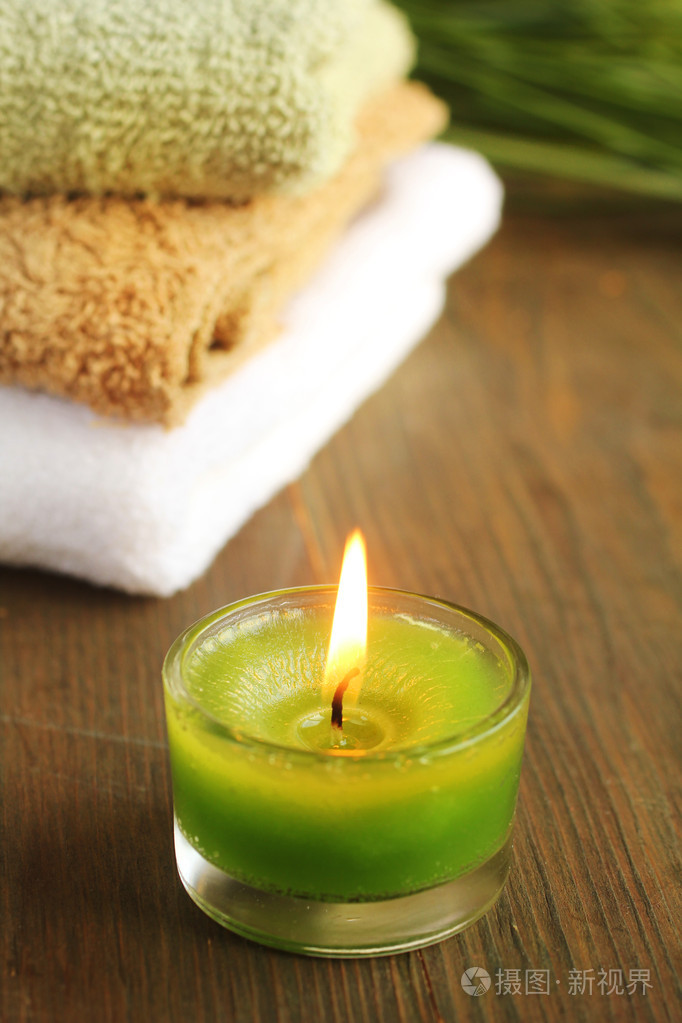 绿色的蜡烛
