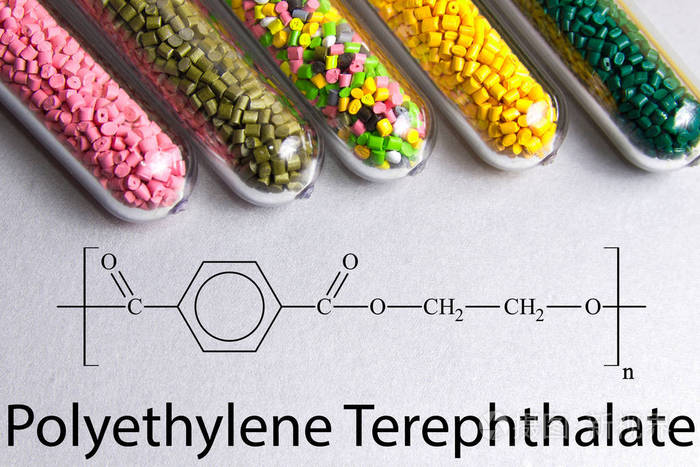 聚对苯二甲酸乙二醇酯 (pet) 颗粒, 化学配方.