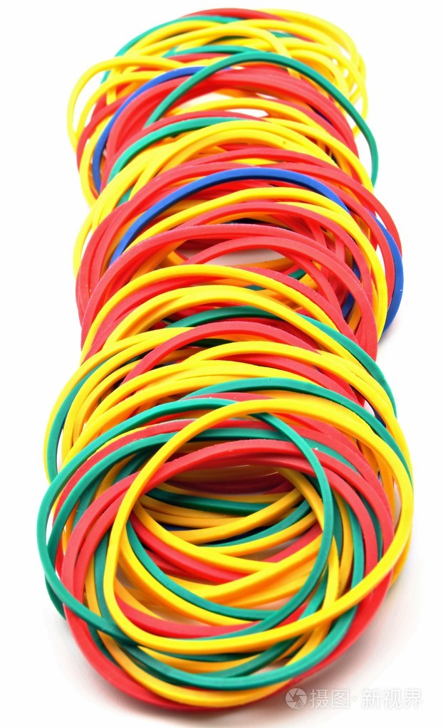 彩色的橡皮圈