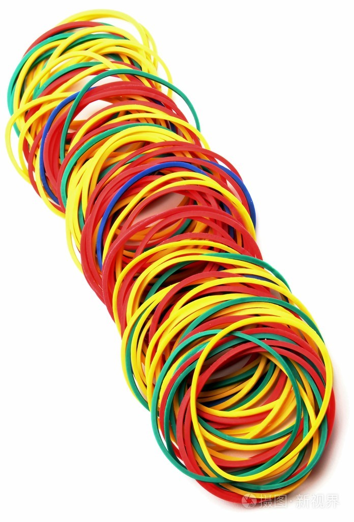 彩色的橡皮圈
