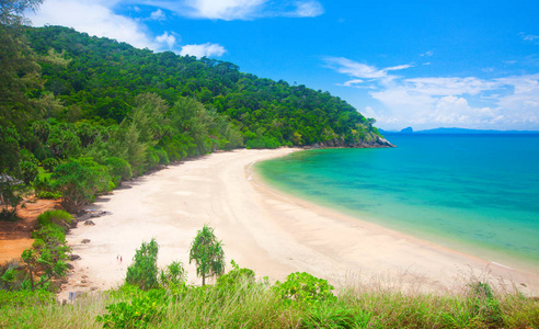 泰国甲米兰塔岛国家公园海滩