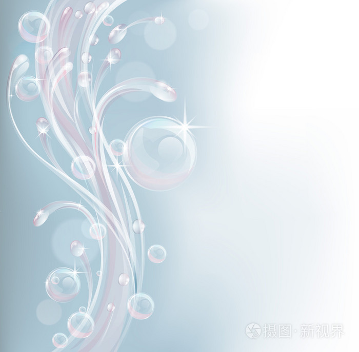 柔和色调水背景设计