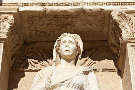 索菲亚女神的智慧古代雕像图片