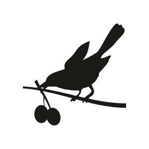 诗人,歌手白雪旗上的两只黄鸟卡通鸟唱歌超级仙人-马龙鱼-雀形目雀鸟