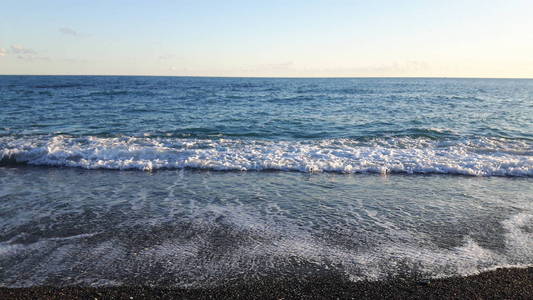 一个惊人的标题从海边的伟大的视野, 从维拉兹的海和土地