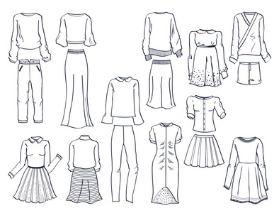 女人衣柜图片-女人衣柜素材-女人衣柜插画-摄图新视界