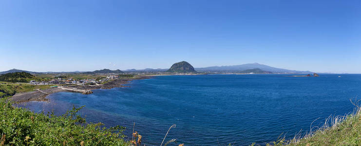 济州岛西南海岸景观