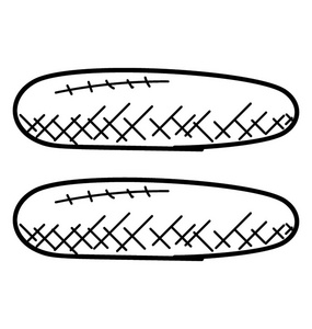 涂鸦图标等于符号, 数学符号