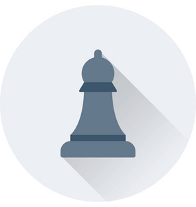 国际象棋棋子矢量图标