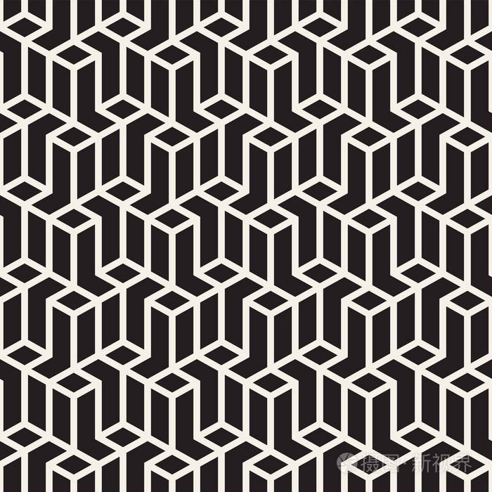 重复几何六边形网格.简单格子设计