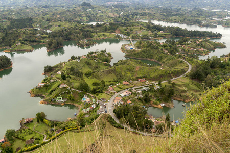 Penol 岩 Guatape 水库景区