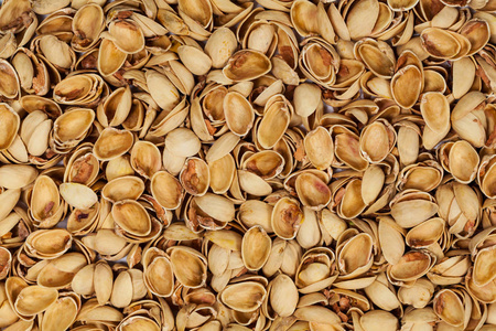 空开心果壳.选择性聚焦照片