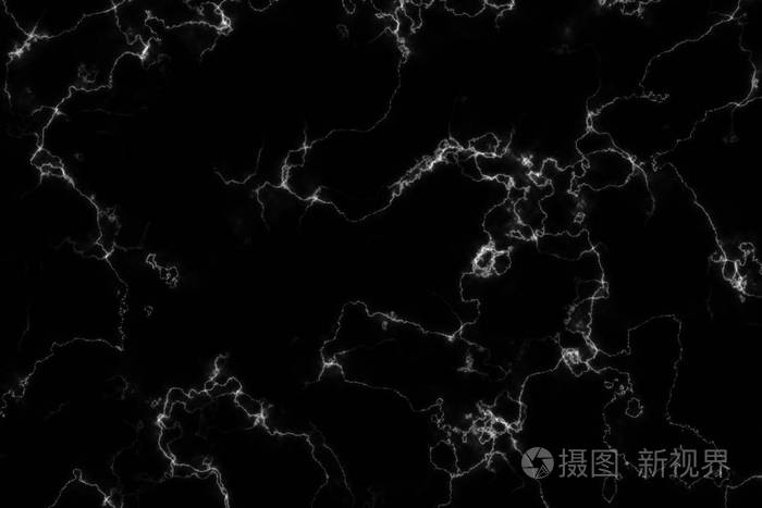 抽象黑色大理石条纹图案表面背景纹理
