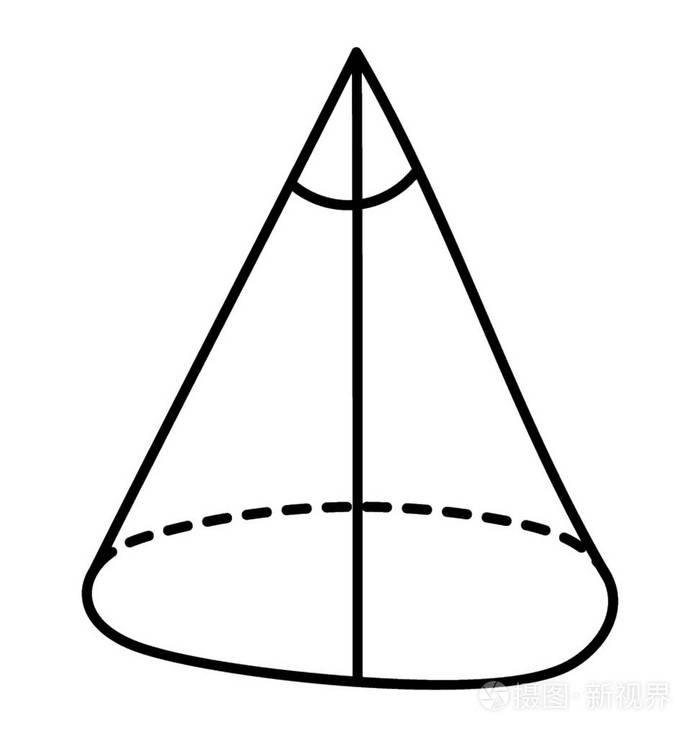 涂鸦图标锥形状插画-正版商用图片043kjt-摄图新视界