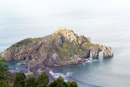 圣胡安 de Gaztelugatxe 景区景观