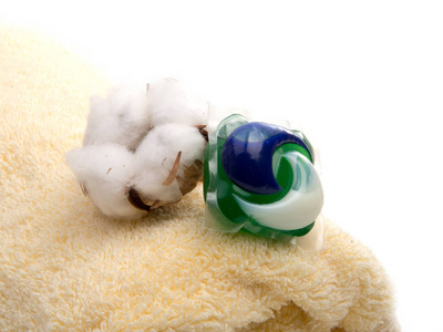 棉质织物或布料用凝胶胶囊洗涤粉