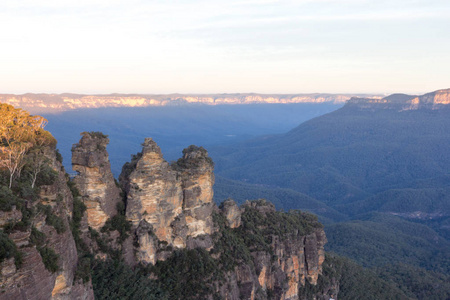 三姐妹和蓝色山的看法, 新的南威尔士, 澳洲
