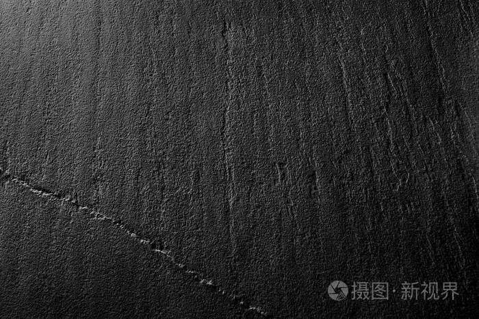 黑色页岩石板纹理宏背景