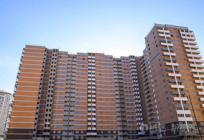 一栋新的多层住宅住宅公寓建设公寓楼