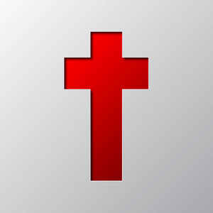 红色十字架图片