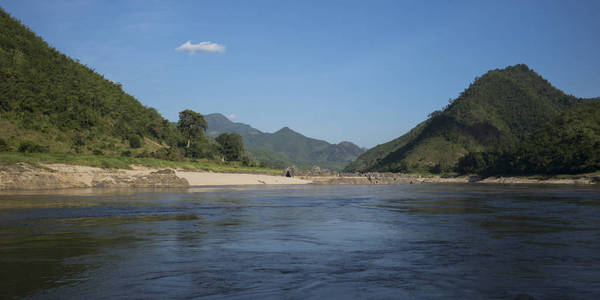 风景秀丽河, 湄公河, 老挝