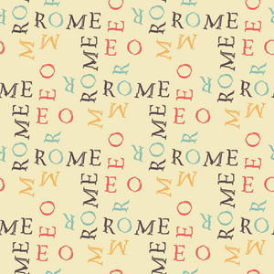 罗马图案无缝设计